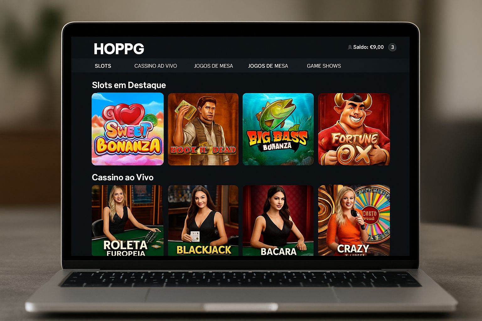 Jogos de cassino online HOPPG