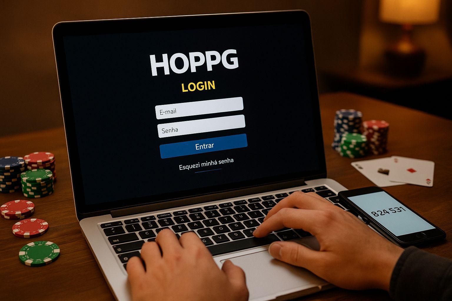 Login no Cassino HOPPG